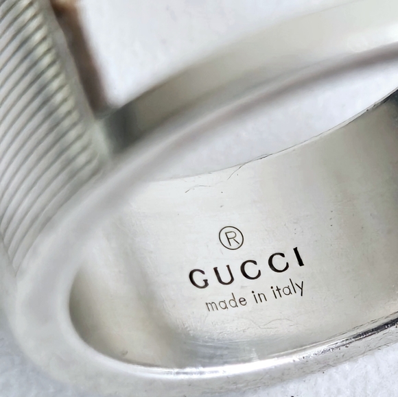 Gucci G Sterling Silver Ring - Picture 6 of 7